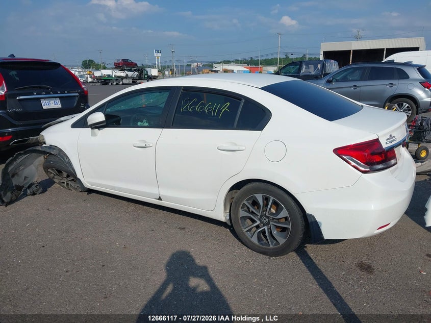 Vin: 2hgfb2f56eh009129, lot: 3073532, honda civic ex 20143
