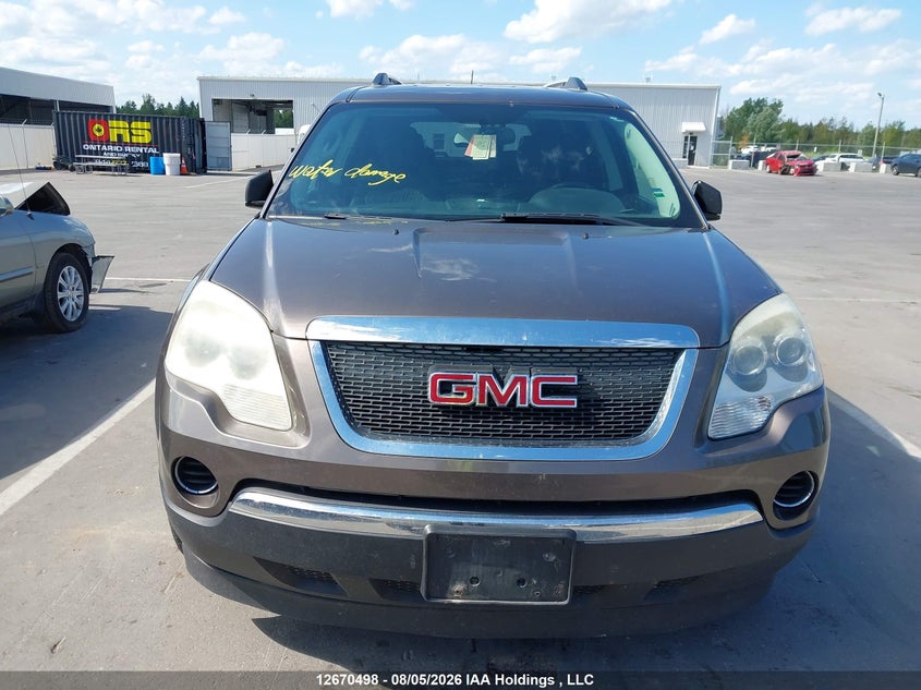 2011 GMC ACADIA SPORT UTILITY VEHICLE 3.6L V-6 DI, DOHC, VVT, 288HP