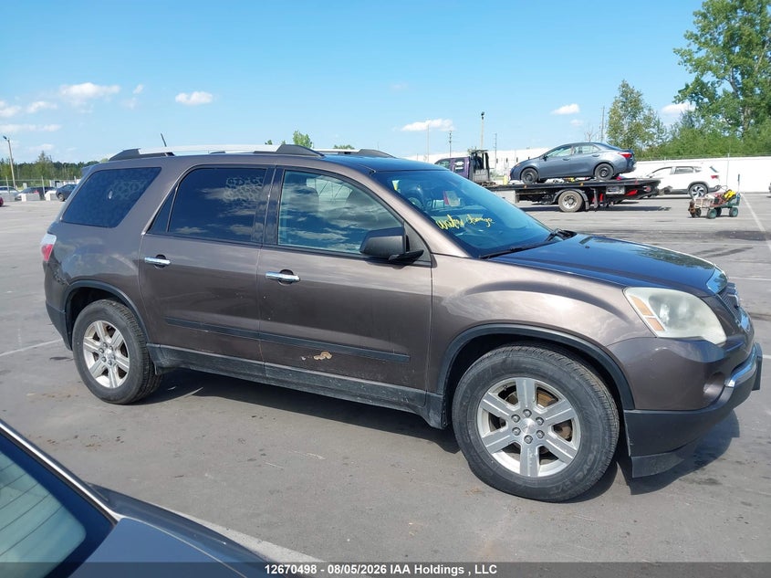 2011 GMC ACADIA SPORT UTILITY VEHICLE 3.6L V-6 DI, DOHC, VVT, 288HP