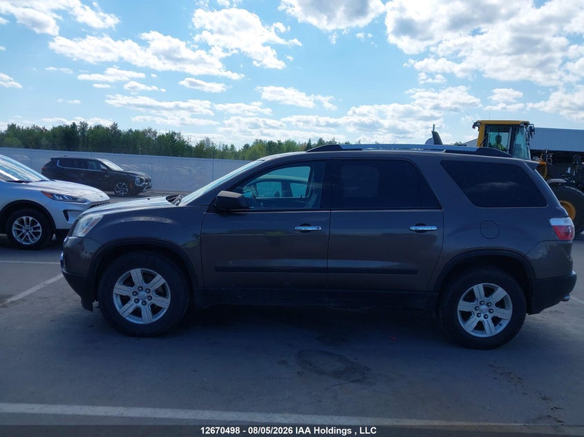 2011 GMC ACADIA SPORT UTILITY VEHICLE 3.6L V-6 DI, DOHC, VVT, 288HP