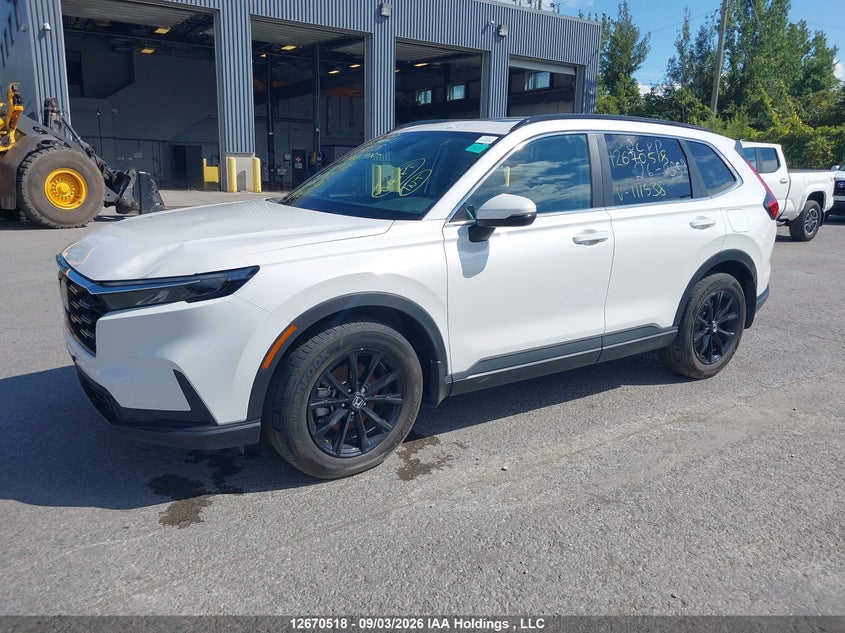 2024 Honda Cr-V Sport, Угон, IAAI, VIN 2HKRS4H55RH111538 — фото 2