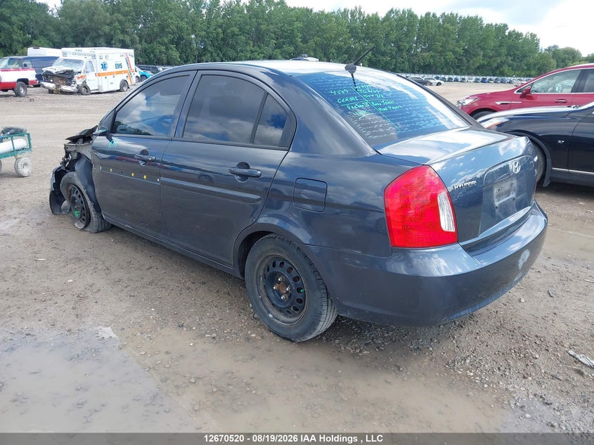 Vin: kmhcn4bc6au527656, lot: 3073563, hyundai accent gls 20103