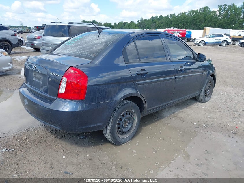 Vin: kmhcn4bc6au527656, lot: 3073563, hyundai accent gls 20104