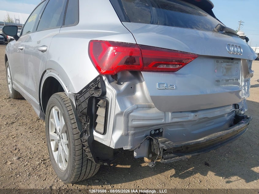 2021 AUDI Q3 SPORT UTILITY VEHICLE 2.0L I-4 DI, DOHC, VVT, TURBO, 228HP
