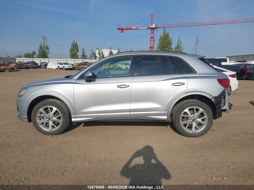 2021 AUDI Q3 SPORT UTILITY VEHICLE 2.0L I-4 DI, DOHC, VVT, TURBO, 228HP