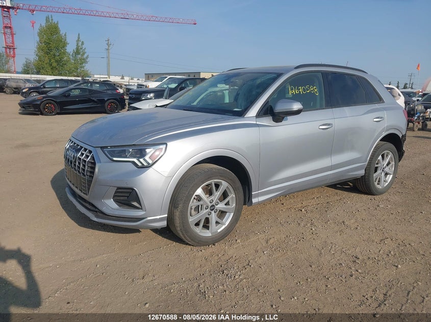 2021 AUDI Q3 SPORT UTILITY VEHICLE 2.0L I-4 DI, DOHC, VVT, TURBO, 228HP
