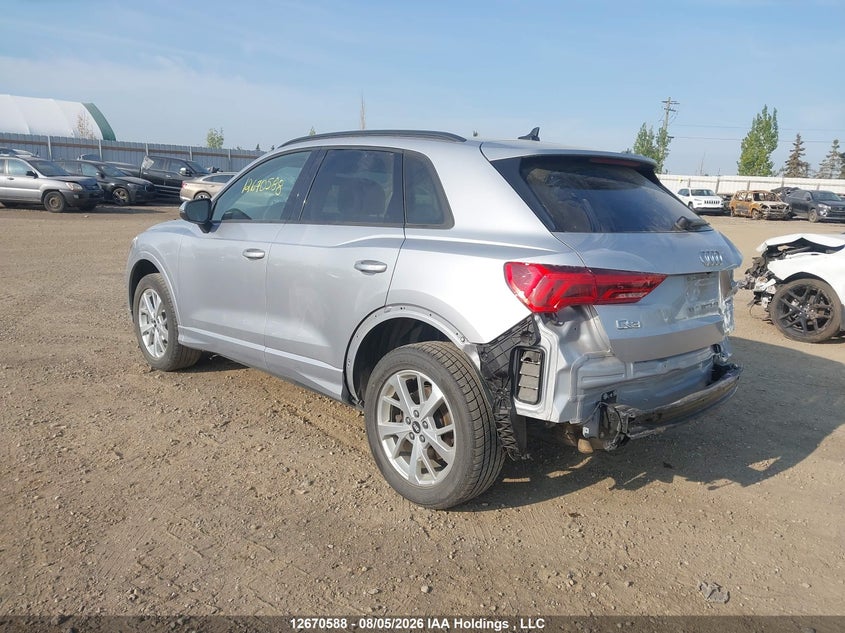 2021 AUDI Q3 SPORT UTILITY VEHICLE 2.0L I-4 DI, DOHC, VVT, TURBO, 228HP