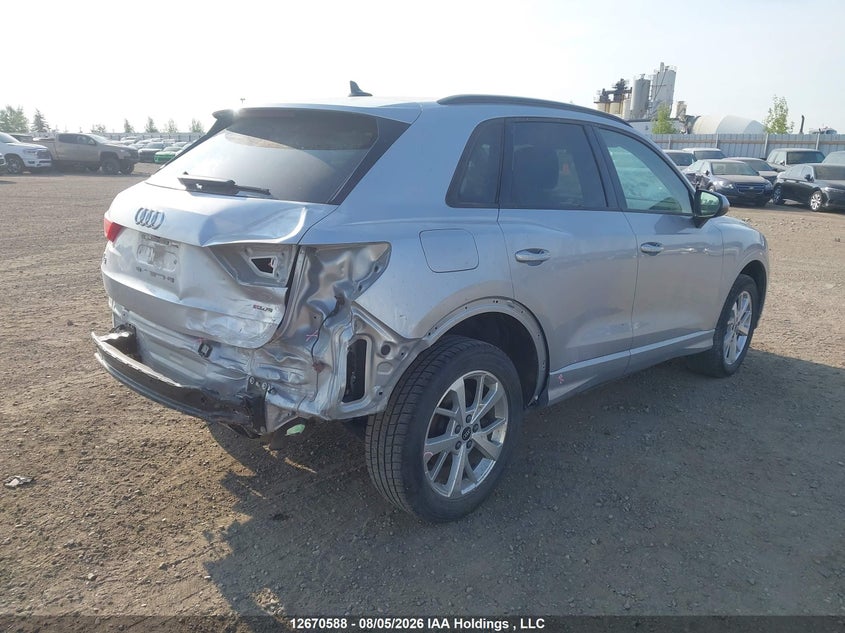 2021 AUDI Q3 SPORT UTILITY VEHICLE 2.0L I-4 DI, DOHC, VVT, TURBO, 228HP