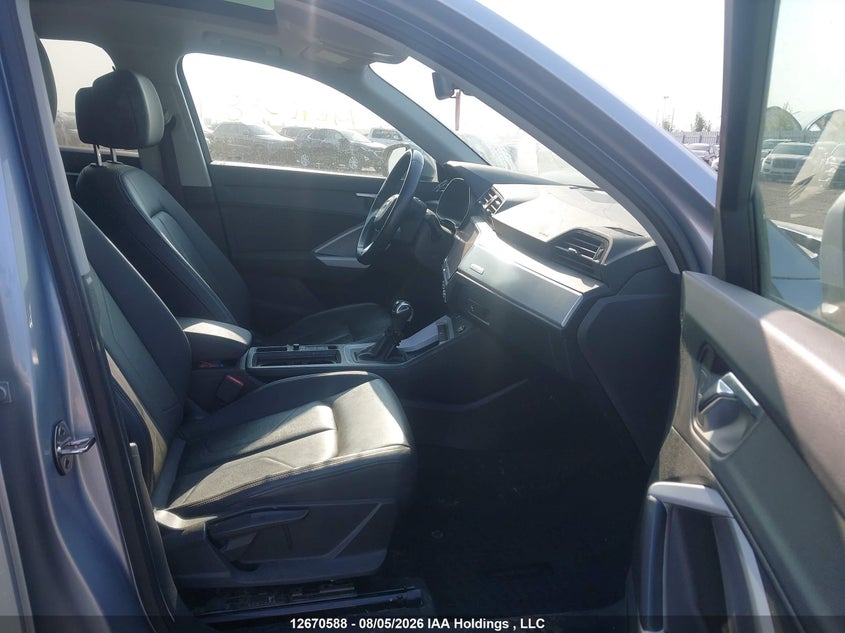 2021 AUDI Q3 SPORT UTILITY VEHICLE 2.0L I-4 DI, DOHC, VVT, TURBO, 228HP