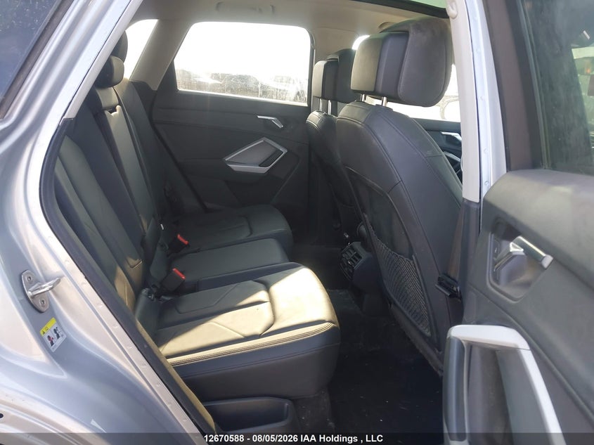 2021 AUDI Q3 SPORT UTILITY VEHICLE 2.0L I-4 DI, DOHC, VVT, TURBO, 228HP
