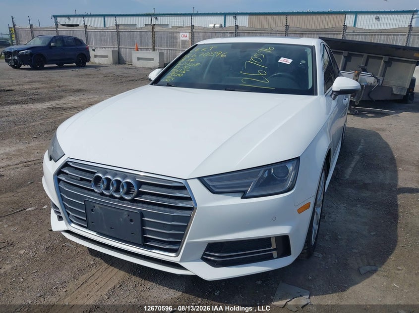 Vin: waunnaf43jn017318, lot: 3073643, audi a4 premium 20182