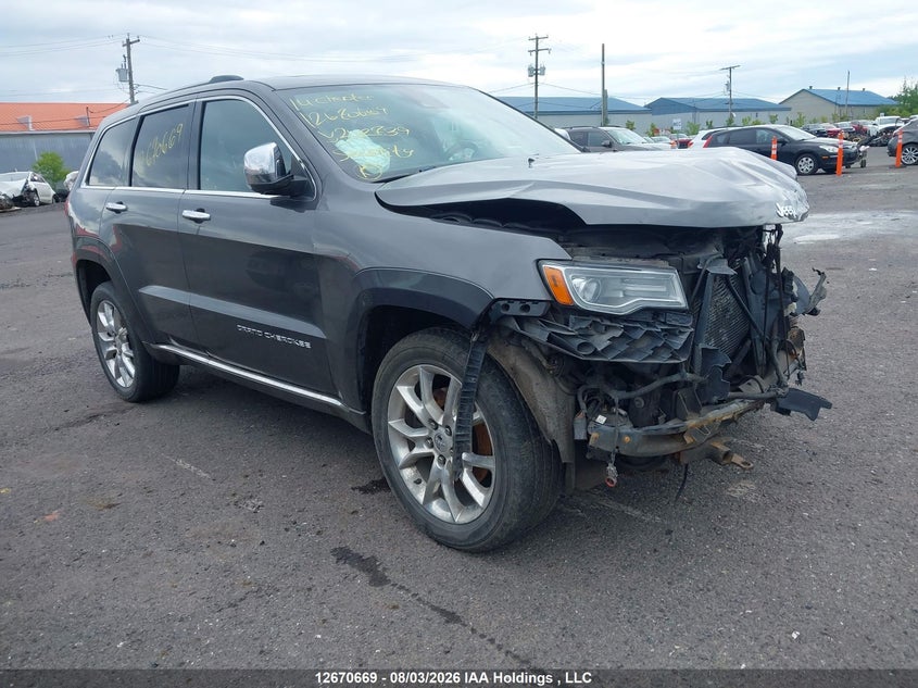 Vin: 1c4rjfjt1ec342739, lot: 3073716, jeep grand cherokee summit 2014 img_1