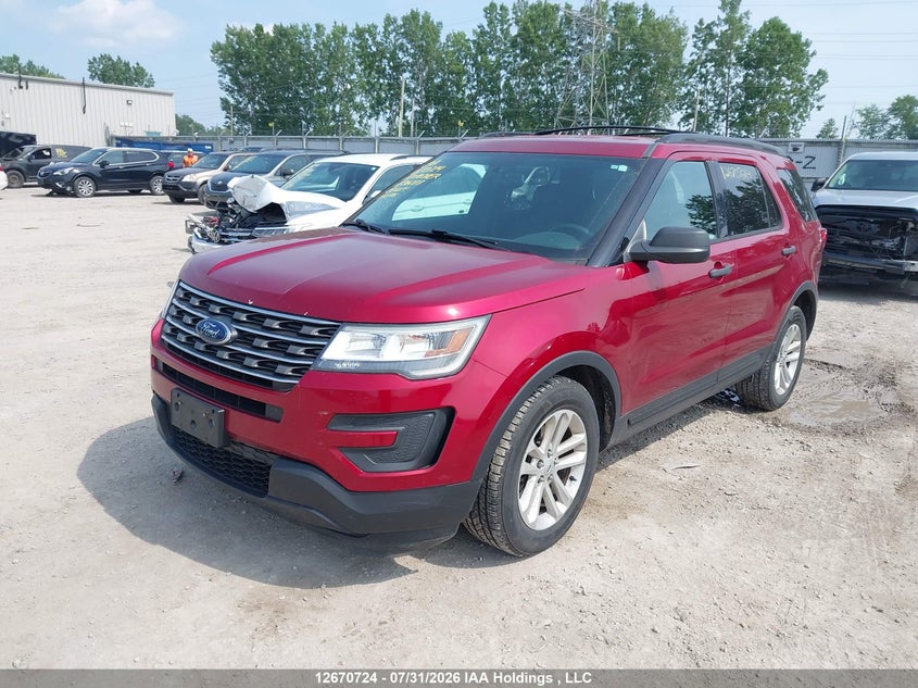 2017 Ford Explorer, Удар сзади, IAAI, VIN 1FM5K7B84HGE06728 — фото 2
