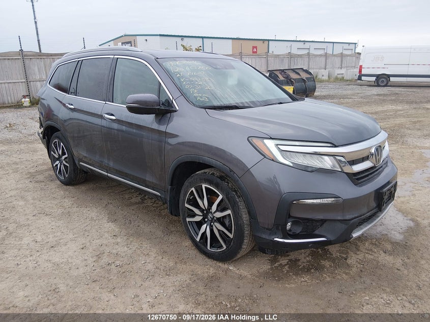 Vin: 5fnyf6h6xmb502583, lot: 3073799, honda pilot touring 2021 img_1