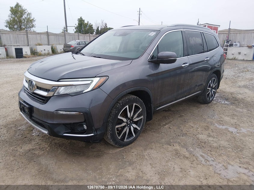 Vin: 5fnyf6h6xmb502583, lot: 3073799, honda pilot touring 20212