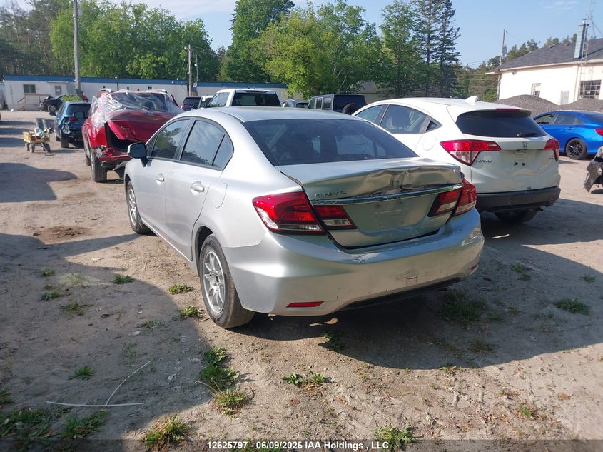 Vin: 2hgfb2f43dh026573, lot: 3073827, honda civic lx 20133