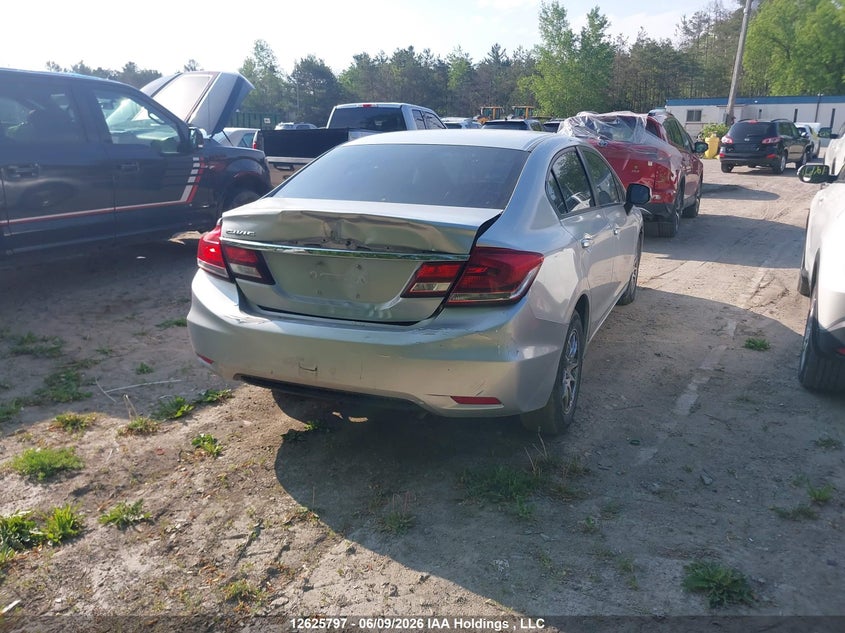 Vin: 2hgfb2f43dh026573, lot: 3073827, honda civic lx 20134