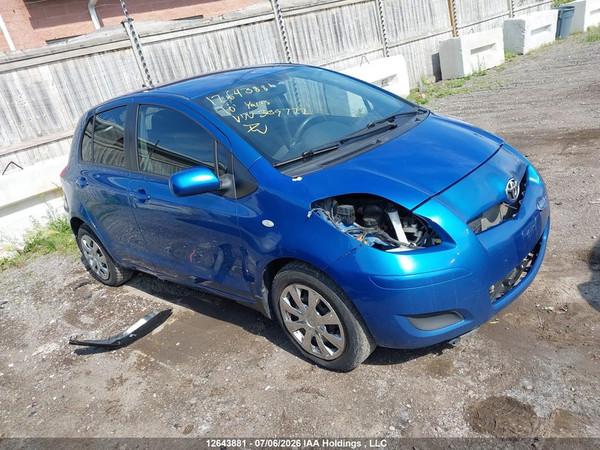 Vin: jtdkt4k33a5309772, lot: 3073840, toyota yaris rs 2010 img_1