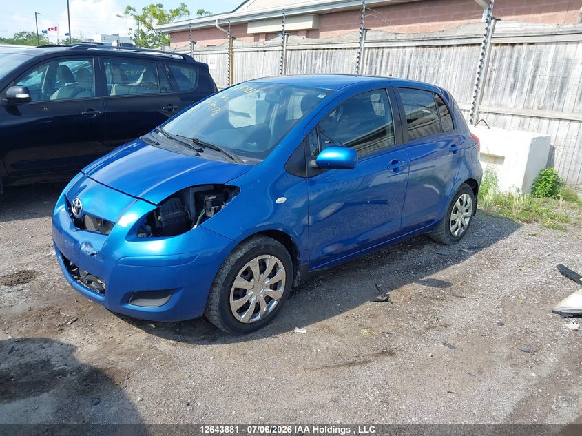 Vin: jtdkt4k33a5309772, lot: 3073840, toyota yaris rs 20102