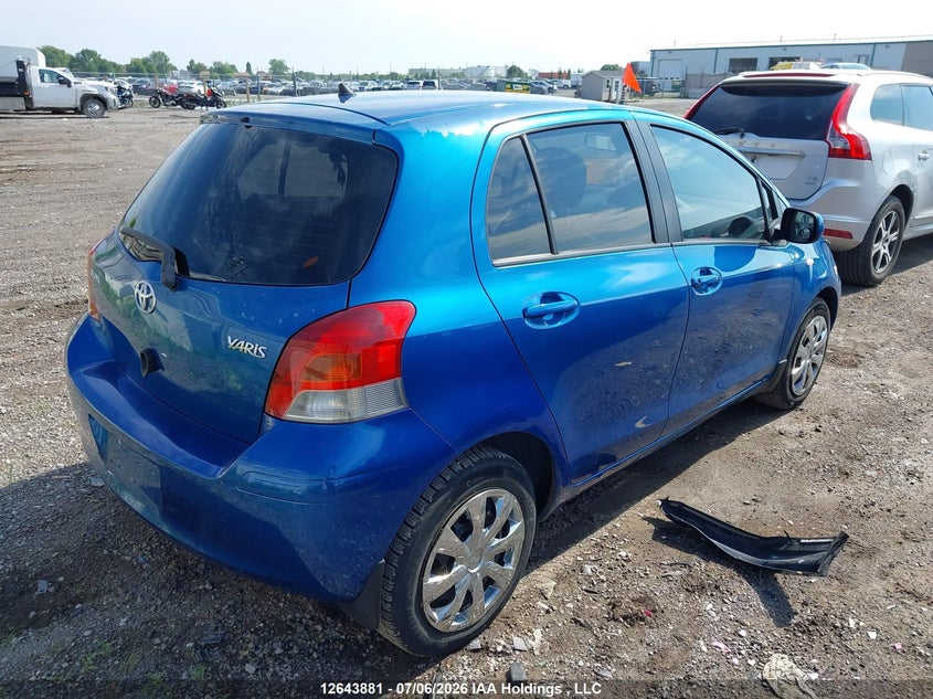 Vin: jtdkt4k33a5309772, lot: 3073840, toyota yaris rs 20104