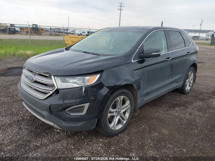 Vin: 2fmpk4k89jbb00757, lot: 3073852, ford edge titanium 20182