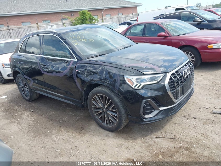 2020 Audi Q3, Right Side, IAAI, VIN WA1EECF32L1008975