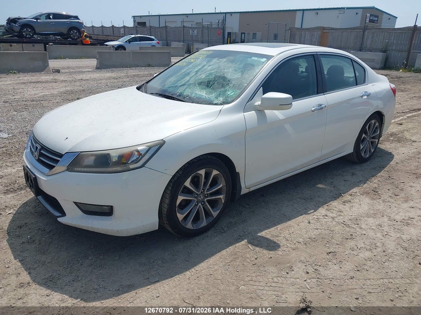 Vin: 1hgcr2f52fa800241, lot: 3073876, honda accord sport 20152