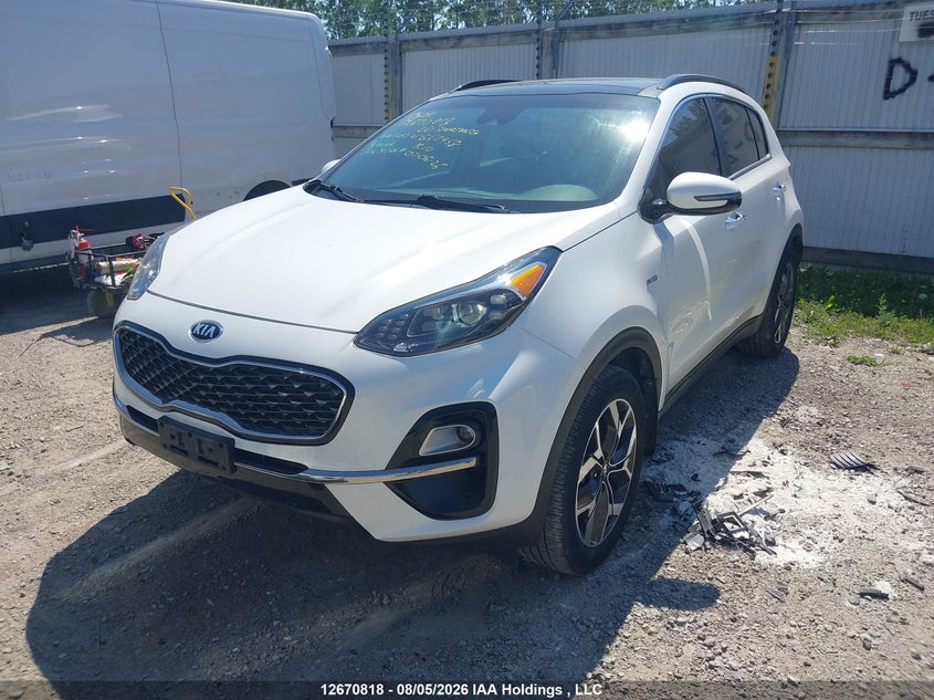2020 Kia Sportage Ex/Ex Premium/Ex Premium S/Ex S/Ex Tech, Удар сзади, IAAI, VIN KNDPNCAC4L7647958 — фото 2