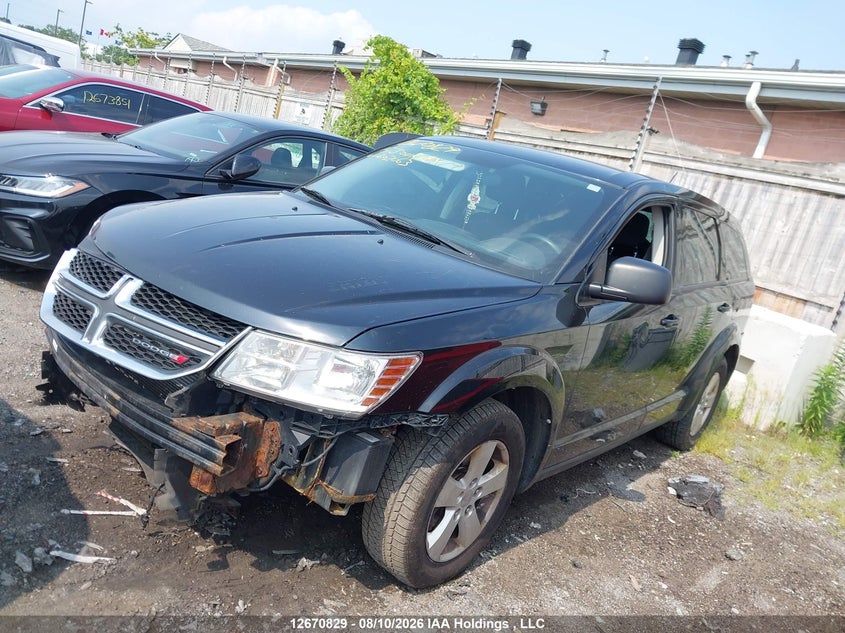 2015 Dodge Journey, Удар спереди, IAAI, VIN 3C4PDCAB8FT602063 — фото 2
