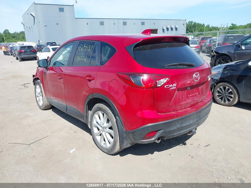 Vin: jm3ke4dy3e0347712, lot: 3073918, mazda cx-5 gt 20143