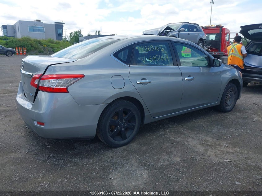 Vin: 3n1ab7ap0el695449, lot: 3073926, nissan sentra 1.8 s/1.8 sl/1.8 sr/1.8 sv/s 20144