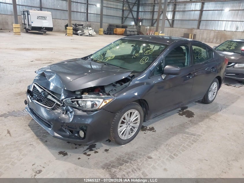 Vin: 4s3gkab69h3613373, lot: 3073929, subaru impreza touring 20172