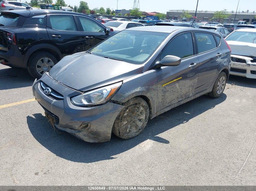 Vin: kmhct5aexfu210954, lot: 3073933, hyundai accent gl 20152