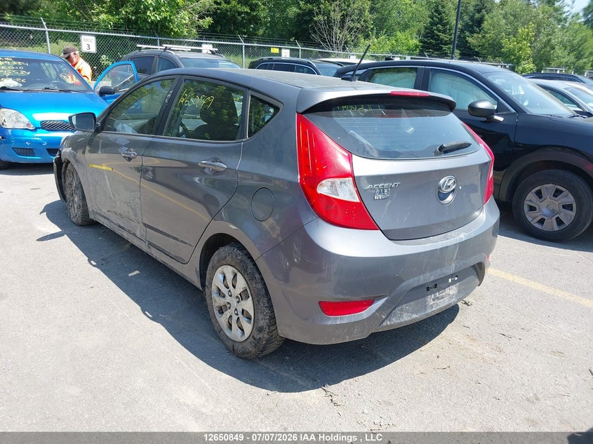Vin: kmhct5aexfu210954, lot: 3073933, hyundai accent gl 20153