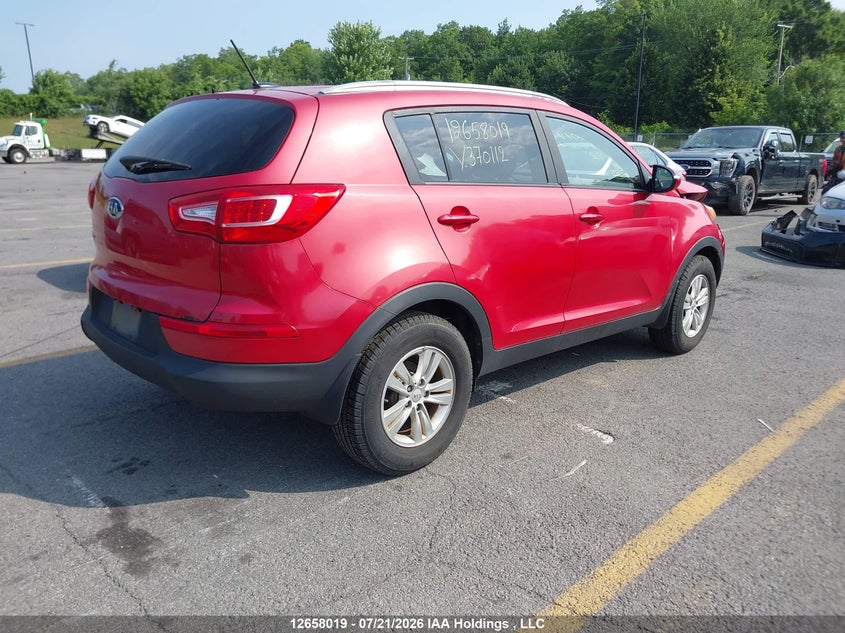 Vin: kndpb3a27d7370112, lot: 3073937, kia sportage lx 20134