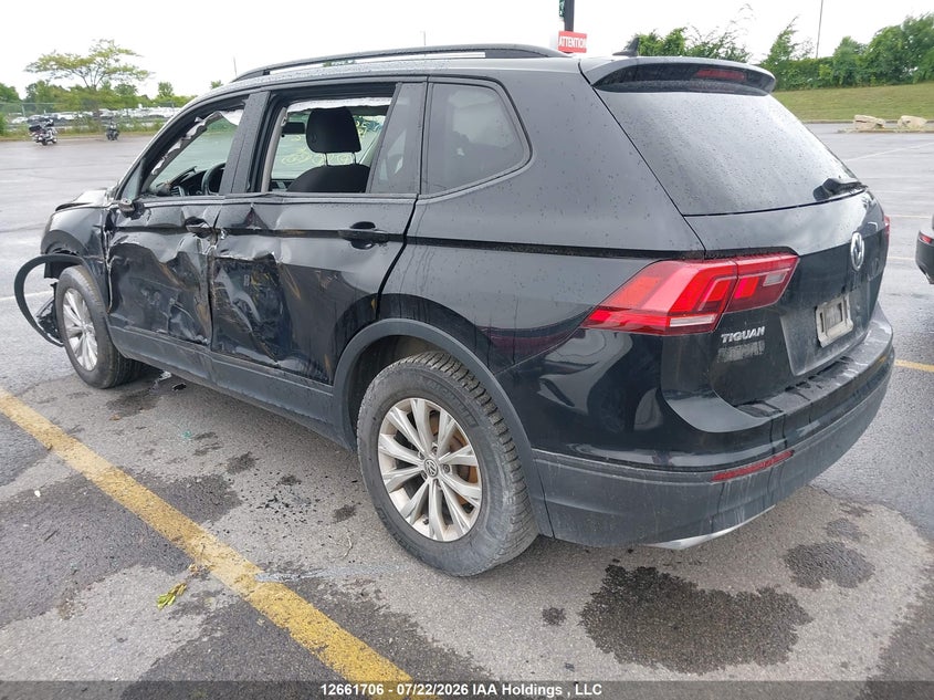 Vin: 3vv0b7ax4jm153656, lot: 3073940, volkswagen tiguan trendline 20183