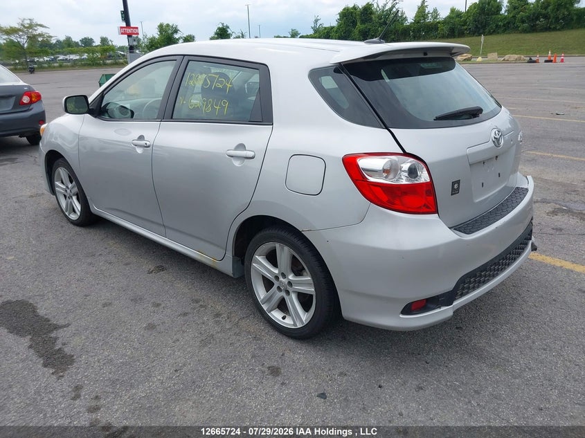 Vin: 2t1ku4ee3bc629849, lot: 3073944, toyota matrix 20113