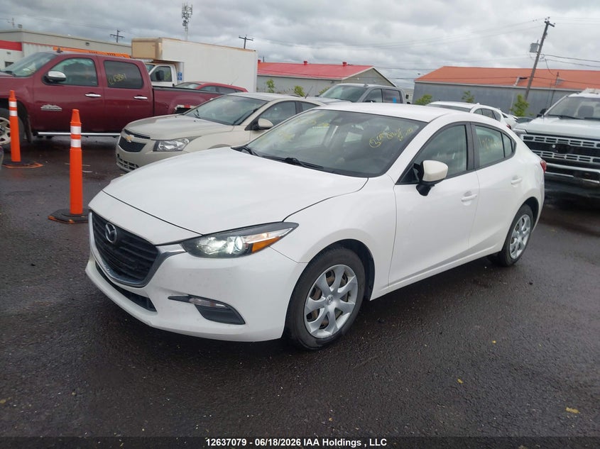 Vin: 3mzbn1u77jm236566, lot: 3073945, mazda mazda3 gx 20182
