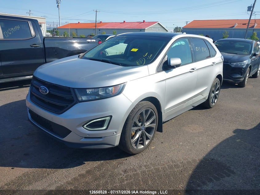 Vin: 2fmpk4ap2hbb12767, lot: 3073948, ford edge sport 20172