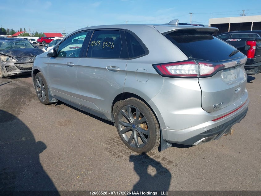 Vin: 2fmpk4ap2hbb12767, lot: 3073948, ford edge sport 20173