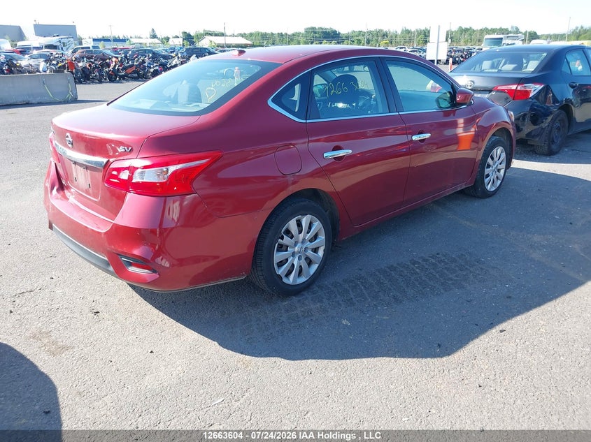 Vin: 3n1ab7ap5hl687450, lot: 3073958, nissan sentra 1.8 s/1.8 sl/1.8 sv 20174