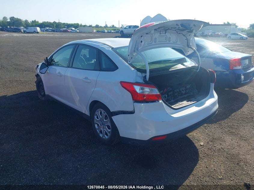 Vin: 1fahp3f21cl439368, lot: 3073968, ford focus se 20123