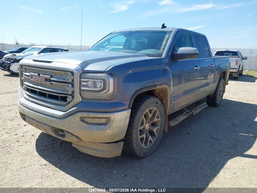 2016 GMC Sierra, Hail, IAAI, VIN 3GTU2NEC6GG147182 — photo 2