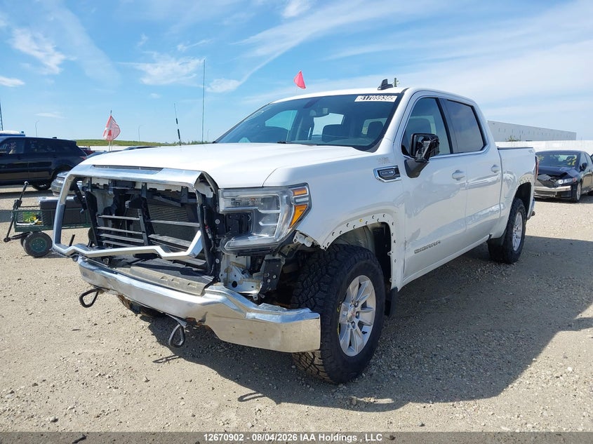 2020 GMC Sierra, Удар спереду, IAAI, VIN 1GTU9BED7LZ152016 — фото 2