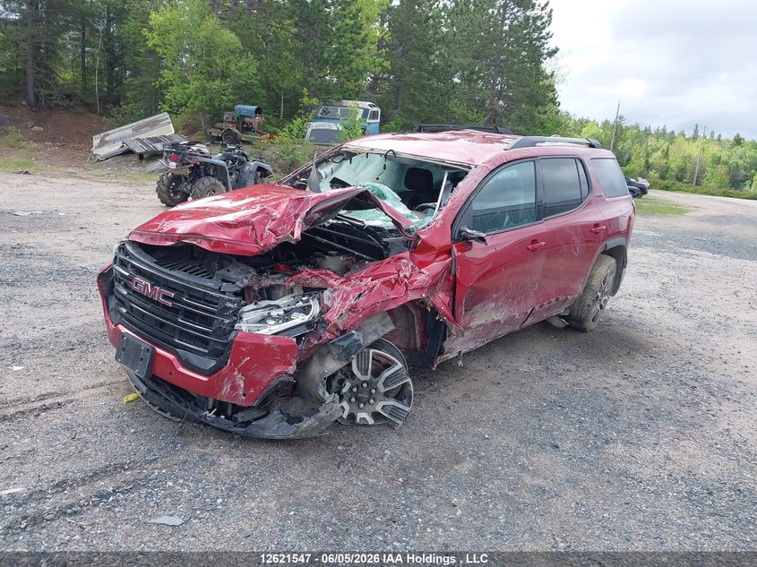 Vin: 1gkknrls2mz152850, lot: 3074027, gmc acadia sle 20212
