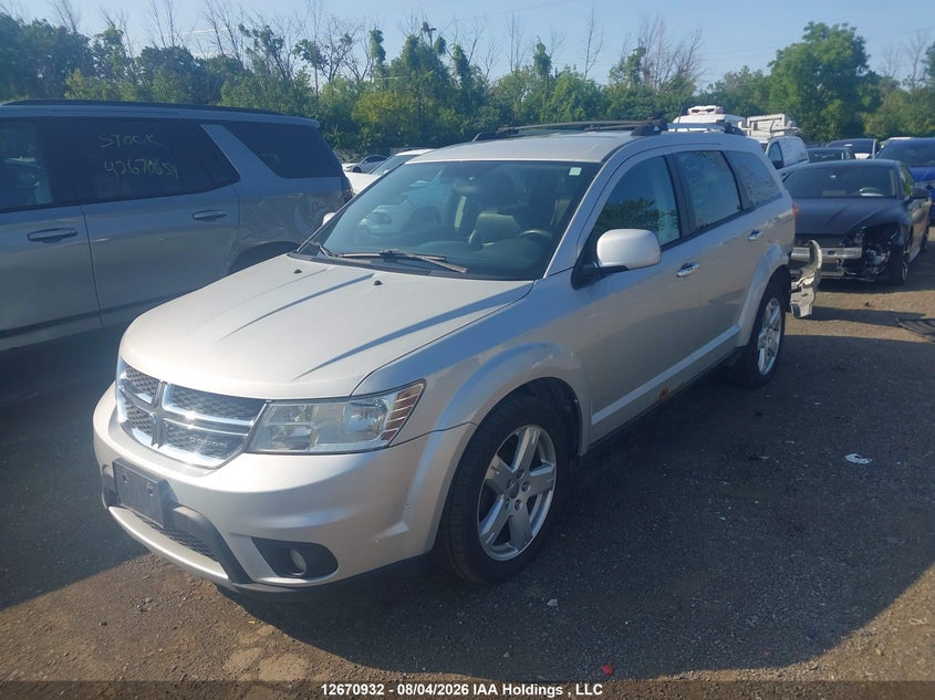 2012 Dodge Journey, Rear, IAAI, VIN 3C4PDDFG1CT188744 — photo 2
