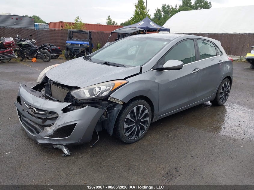 2013 Hyundai Elantra Gt, Front, IAAI, VIN KMHD35LE5DU053929 — photo 2