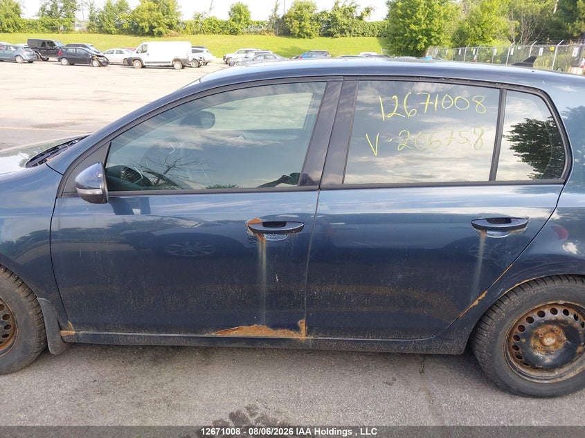 2012 VOLKSWAGEN GOLF HATCHBACK N/A