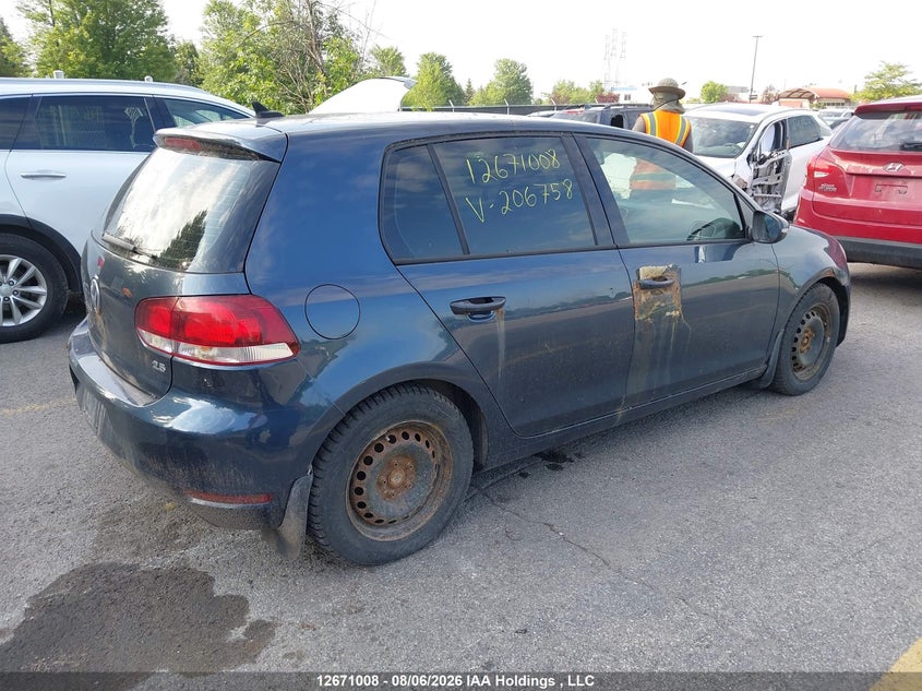2012 VOLKSWAGEN GOLF HATCHBACK N/A