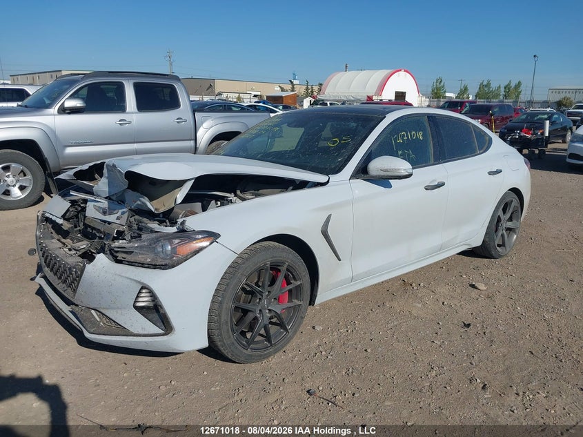 Vin: kmtg74le4lu061682, lot: 3074145, genesis g70 elite 20202